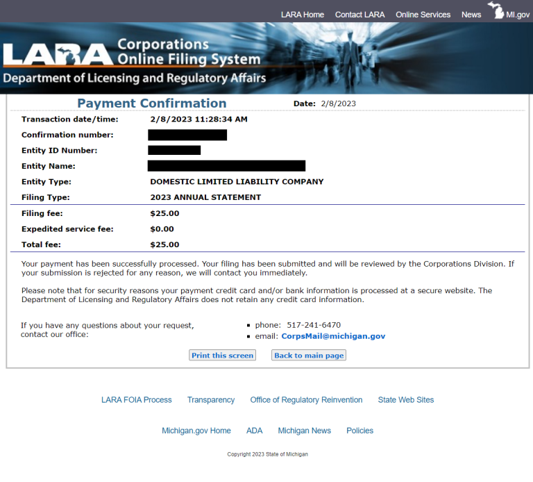 How to File Michigan LLC Annual Report (Step by Step) – MI Business Coach